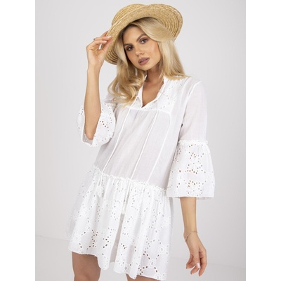 Edoti Boho рокля Richelieu - бяла Edoti | Byal | ЖЕНИ | L