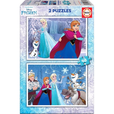 Educa - Puzzle 2x48 Frozen - 40 - 99 piese