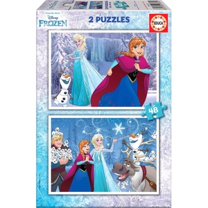Educa - Puzzle 2x48 Frozen - 40 - 99 piese