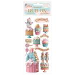 PENTART Бонбони Коледни торти 10, 2x21, 6 cm стикер за надраскване 48384 (48384)