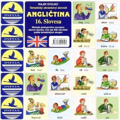 Infoa Pexeso Angličtina 16. Slovesa