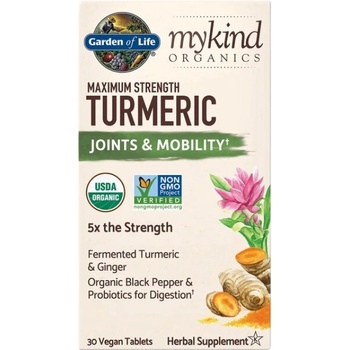 Image 1 of Garden of Life Mykind Organics | Maximum Strength Turmeric [30 Таблетки]