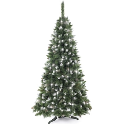 Aga Vianočný stromček Borovica 150 cm Crystal strieborná