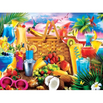 Masterpieces - Puzzle Picnic on the Beach - 550 piese