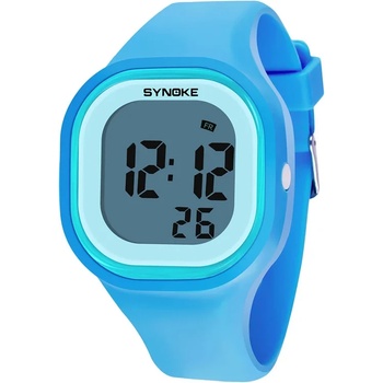 SYNOKE Детски дигитален часовник Synoke Bluppy, Син (SYNOKE-66896-BLUE)