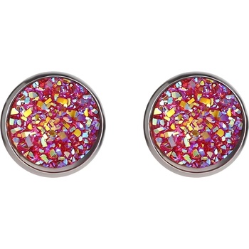 HARAHU Обеците vi-28268 - Тъмно Розови kp28268 (vi-28268)