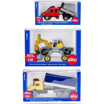 SIKU Super set 3 stavebných strojov B 1:50