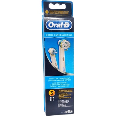 Oral-B накрайник за електрическа четка за зъби, Ortho care Essentials, 3броя