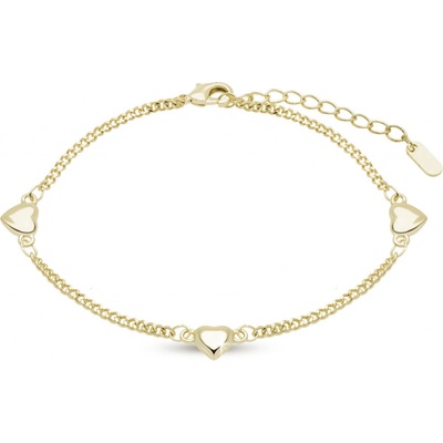 Ellami Ellami VERONA 2805 Náramek na ruku, se třemi srdíčky 2002805