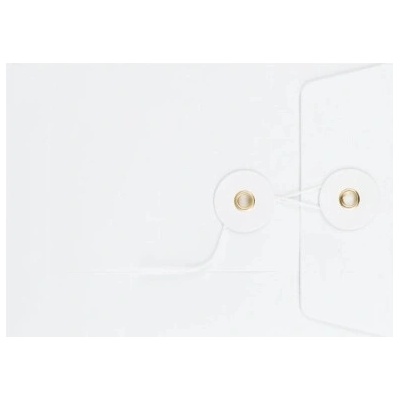 Obálka so šnúrkou biela kapacitná C6 (114x162mm)