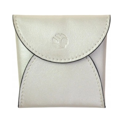 Klíčenka SEGALI Kožená kapsička 7488 stříbrná