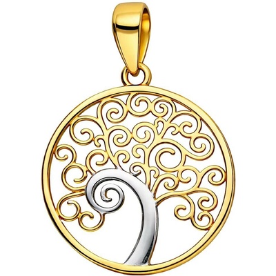 Zlaton Přívěsek žluté zlato strom života N08092500538