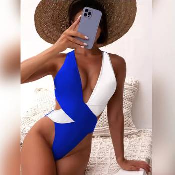 Image 1 of Цял бански YWCS-6401 blue