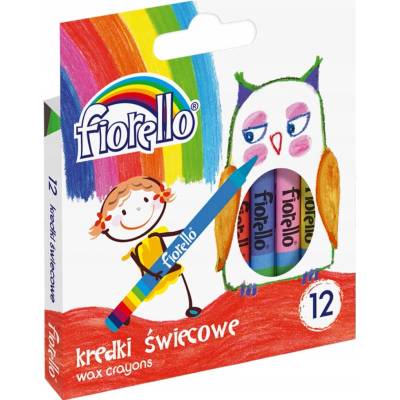Fiorello voskové pastelky 12 farieb