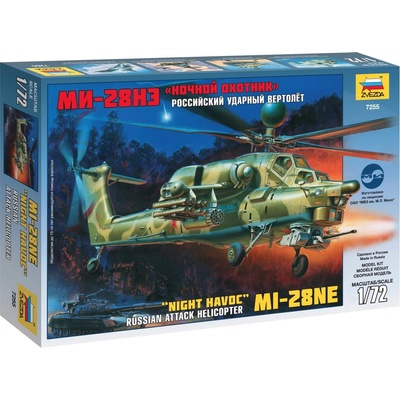 Zvezda Mil Mi-28 N Havoc Model Kit 7255 1:72