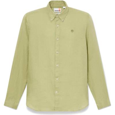 Timberland Мъжка риза с копчета Timberland Mill Brook Linen Shirt - Sage - размер 3XL (033-3225-0115)