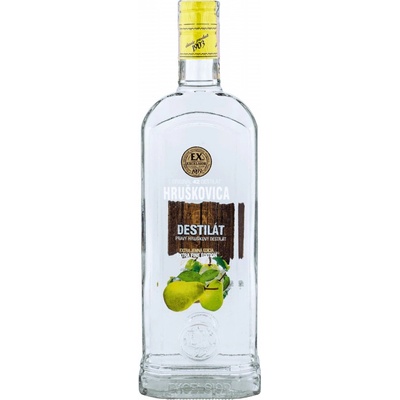 Hruškovica Pravý Destilát 42% 0,7 l (čistá fľaša)