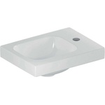 Geberit iCon - Умивалник 38x28x13 см, без преливник, отвор за смесител отдясно, бял 501.830. 00.1 (501.830.00.1)