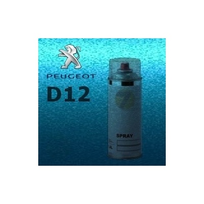 PEUGEOT D12 BLEU KILI metalická barva Sprej 400ml