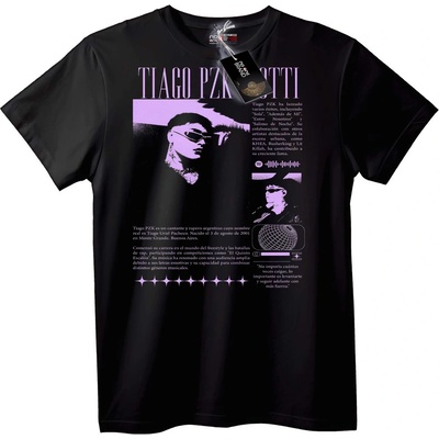 NOONEBRAND Тениска Tiago PZK Music - 7XL, White