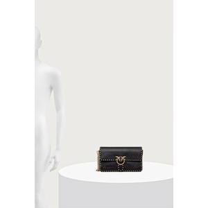 PINKO чанта crossbody дамска от кожа (107664.A2JG)