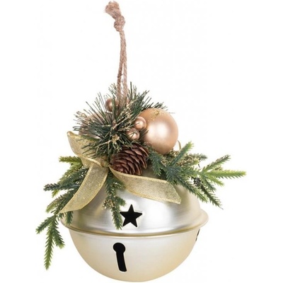 MagicHome MagicHome Sova hnedo-biela 18 cm závesná