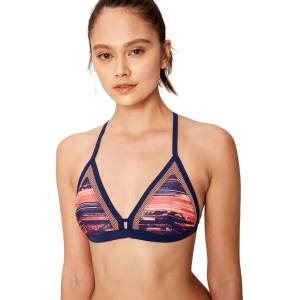 LOLë Aroa Fixed bikini top - Pink (Desert Flower Gibraltar)