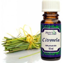 Phytos Citronella 100% esenciálny olej 10 ml