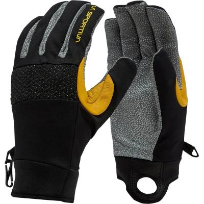 Horolezecké rukavice La Sportiva Supercouloir Tech Gloves čierne/žlté