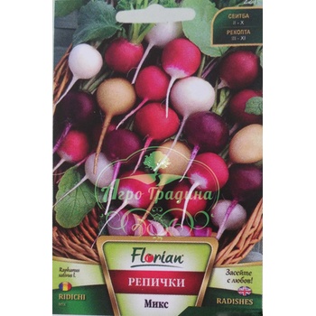 Image 1 of Флориан Репички Микс (лилави, бели, жълти и червени)