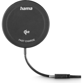 Hama Безжично зарядно устройство Qi2, 15 W, черно, (HAMA-201725)