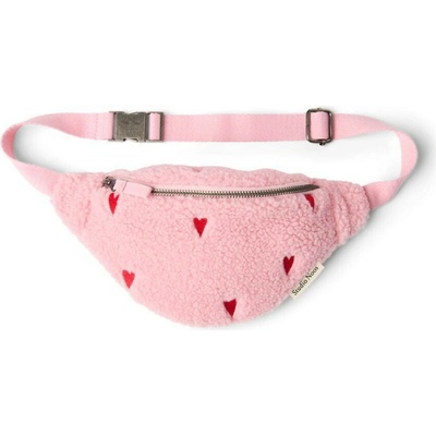 Studio Noos Ledvinka Teddy Hearts Mini Fanny pack Light Pink Hearts