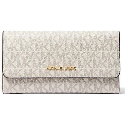 Michael Kors peněženka Trifold logo vanilla