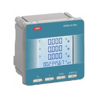Network Parameter Meter NEMO 96 HDE Array 1-5A 450V Pulse Output + RS485 Class 1 MF96E06