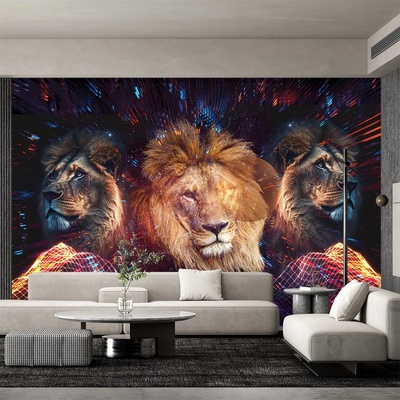 Art gift Фототапет Холограмни лъвове