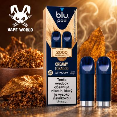 Blu Bar Pod cartridge Creamy Tobacco 2 x 2 ml 20 mg