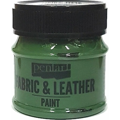 Farba na kožu a textil PENTART 50 ml zelená