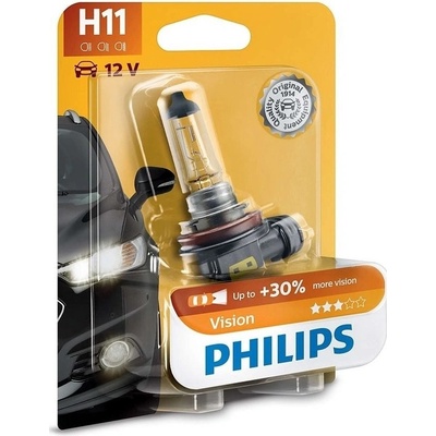 Philips Vision 12362PRB1 H11 PGJ19-2 55W 12V