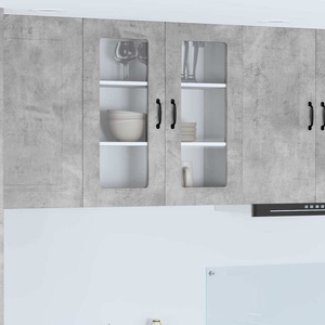 vidaXL Панел за миялна машина Kalmar Циментено сиво 80 x 31 x 80 см (884717)