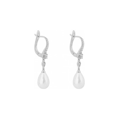 Diamonfire strieborné náušnice E6201