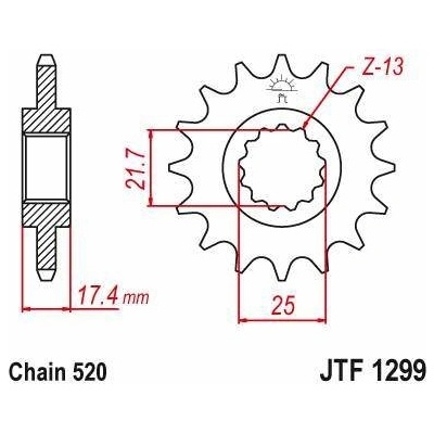 JT Sprockets JTF 1299-14 – Sleviste.cz