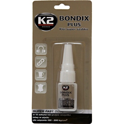 K2 BONDIX PLUS sekundové lepidlo 10g