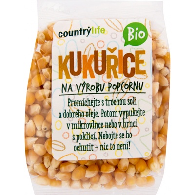 Country Life Kukuřice na výrobu popcornu Bio 200 g – Zboží Dáma