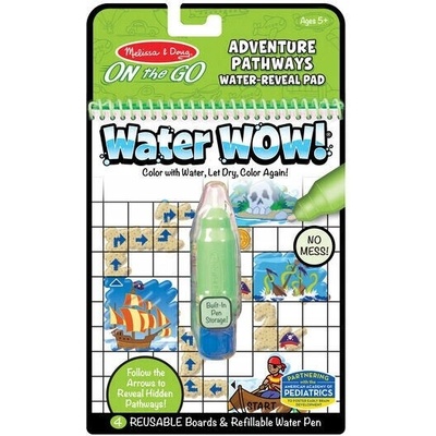 Vodná Omaľovánka WATER WOW Dobrodružstvá Zámok cestičky