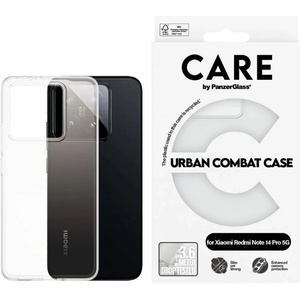 Panzer Гръб CARE by PanzerGlass за Xiaomi 14 Pro 5G, 14 Pro Plus 5G, Urban Combat, Прозрачен