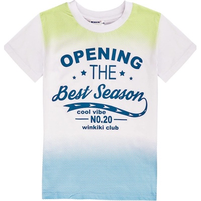 Winkiki kids Wear chlapecké tričko Opening bílá