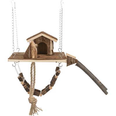 Trixie Janne playground mice bark wood 26 x 22 cm