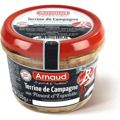 Label Rouge Terrine Campagne au Piment d´Espelette 180 g