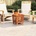 vidaXL Стъпало Правоъгълна 4 pcs Сребрист 100 x 50 cm Алуминий (4104366)
