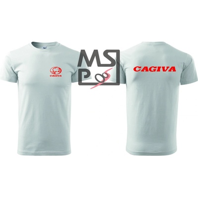 Tričko Cagiva pánske 02 biele